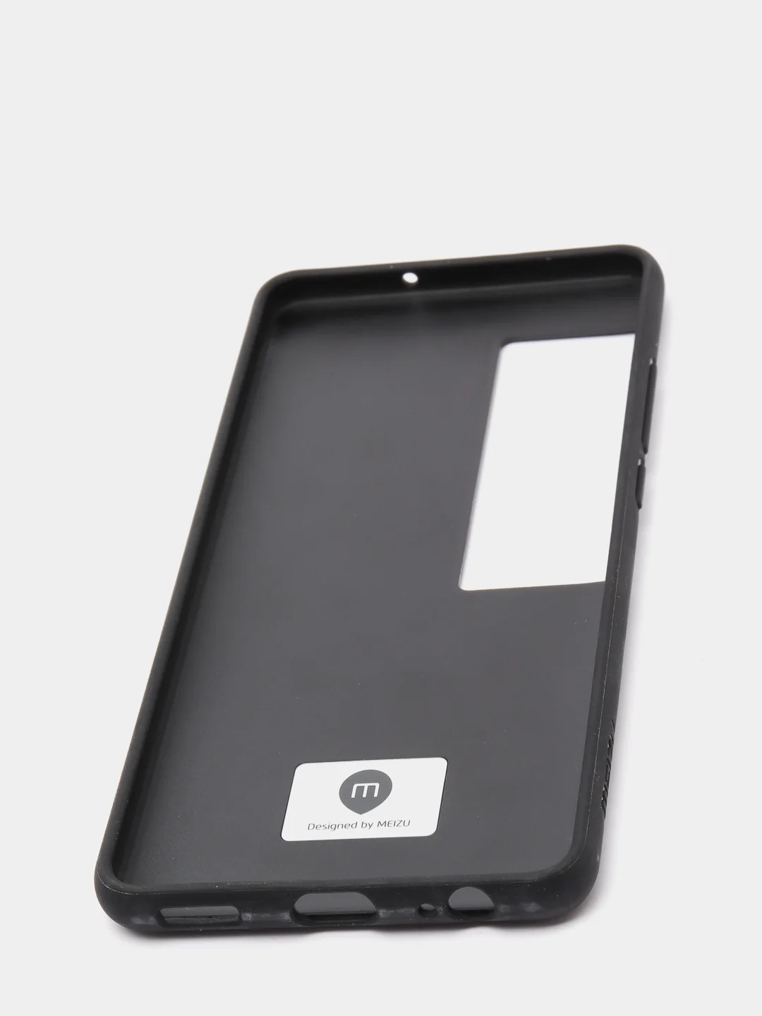 Черный чехол накладка для Meizu Pro 7