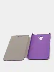 Фиолетовый чехол книжка Meizu M3s