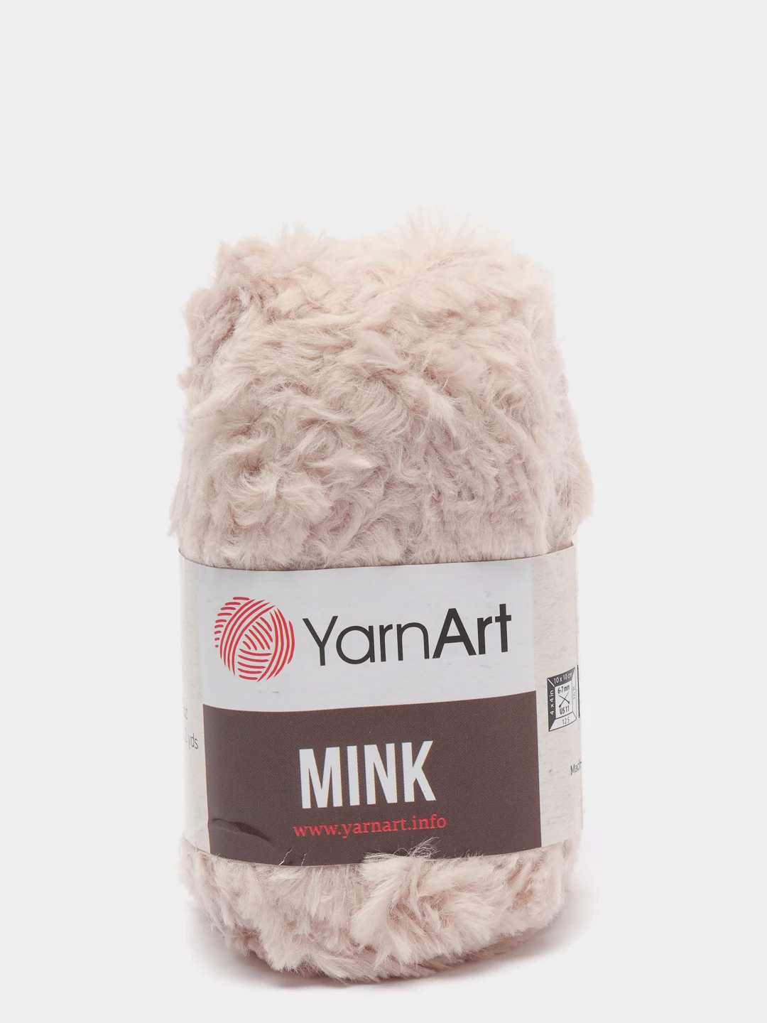 Светло-бежевый пряжа YarnArt Mink,100% полиамид, 50 г, 175 м