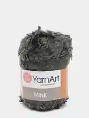 Тёмно-серый пряжа YarnArt Mink,100% полиамид, 50 г, 175 м