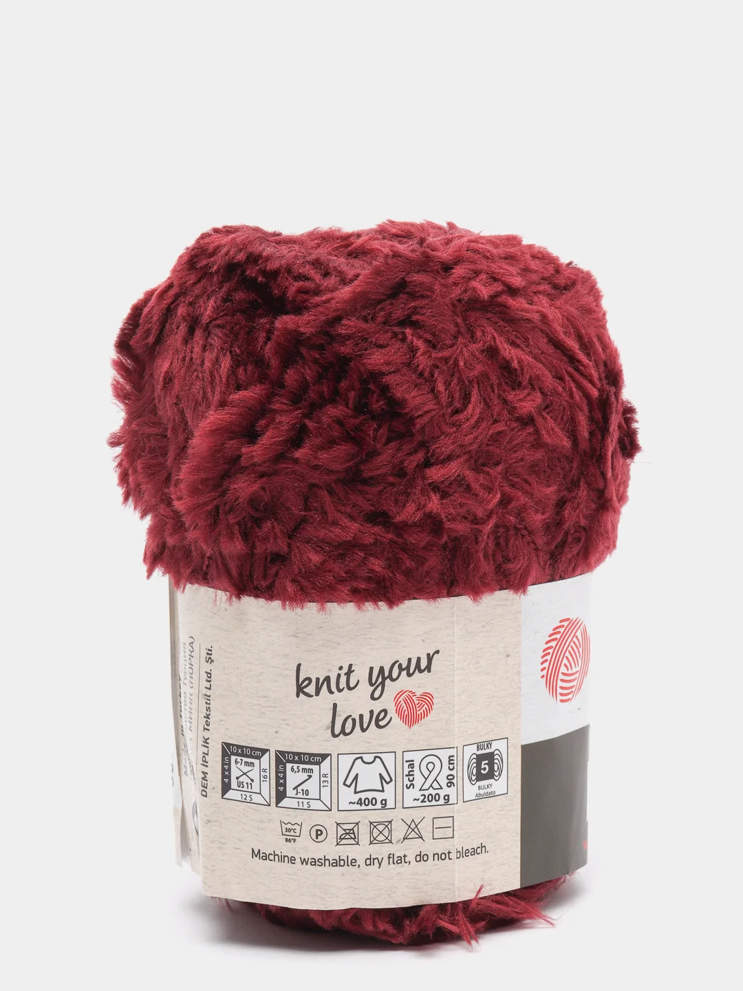 Бордовый пряжа YarnArt Mink,100% полиамид, 50 г, 175 м