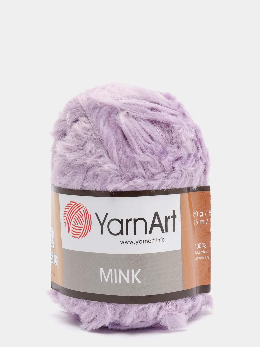 Сиреневый пряжа YarnArt Mink,100% полиамид, 50 г, 175 м