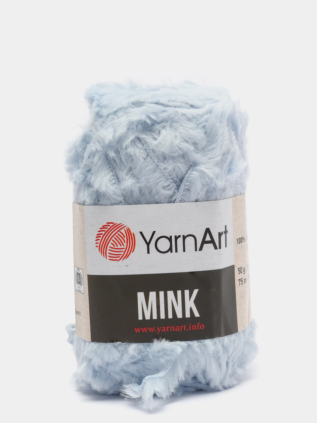 Голубой пряжа YarnArt Mink,100% полиамид, 50 г, 175 м