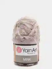 Бежевый меланж пряжа YarnArt Mink,100% полиамид, 50 г, 175 м