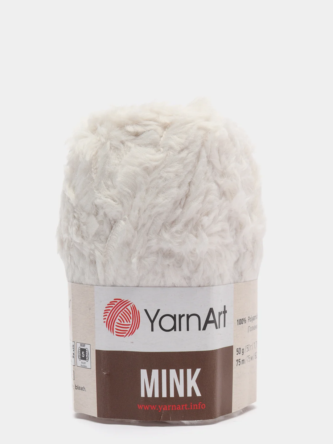 Прозрачный пряжа YarnArt Mink,100% полиамид, 50 г, 175 м
