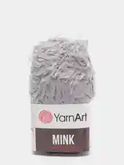 Серый металлик пряжа YarnArt Mink,100% полиамид, 50 г, 175 м
