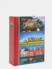 Красный фотоальбом 100 фото 10х15 Image Art "Путешествия"
