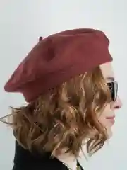 Терракотовый берет фетровый Tonak