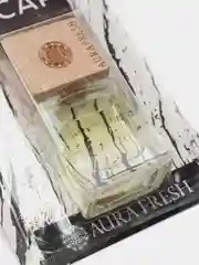 Ароматизатор освежитель воздуха в машину ПАРФЮМ Aura Fresh деревянный авто