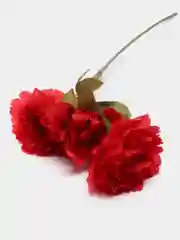 Красный цветы  искусственные пион