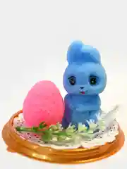 Мыло ручной работы "Пасхальный заяц и кружевное яйцо"