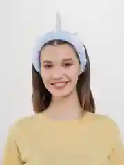 Лавандовый sweet Cat Shop Мягкая повязка на голову для волос для косметических процедур