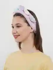 Лавандовый sweet Cat Shop Мягкая повязка на голову для волос для косметических процедур