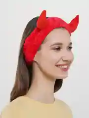 Красный sweet Cat Shop Мягкая повязка на голову для волос для косметических процедур
