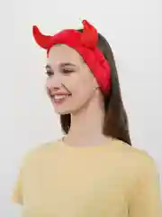 Красный sweet Cat Shop Мягкая повязка на голову для волос для косметических процедур
