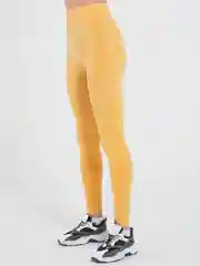 Желтый легинсы женские спортивные