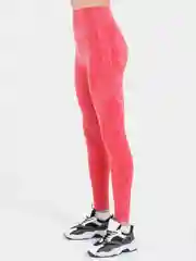 Коралловый меланж легинсы женские спортивные