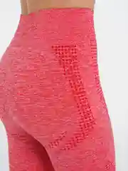 Коралловый меланж легинсы женские спортивные