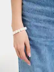 Прозрачный браслет из натуральных камней