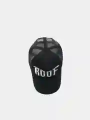 Бейсболка черная с сеткой, вышивка "Roof"