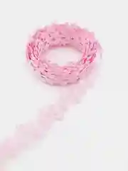 Розовый лента декоративная для скрапбукинга 20 мм, 3 метра