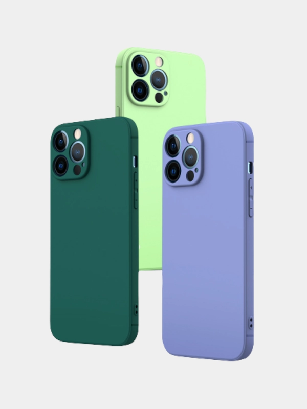 Матовый силиконовый чехол для iPhone 13, 13 mini, 13 Pro, 13 Pro Max