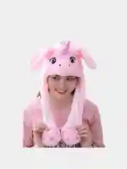 Бордовый шапка с двигающимися ушами