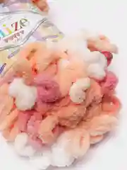 Манго пряжа Alize Puffy петельки