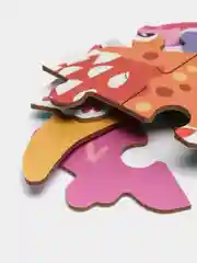 Лесной зеленый пазлы в жестяной коробке