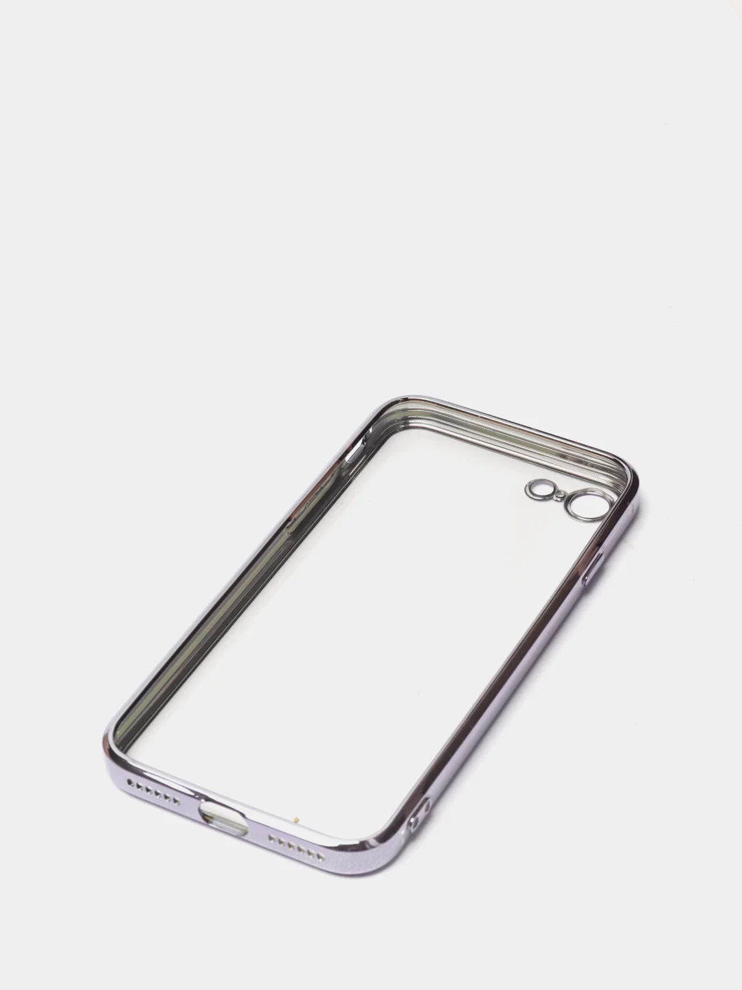 Лавандовый чехол для iPhone 7, 8, SE, X, XS, XR, 11 Pro Max, 12 Mini, Pro Max, с гальваническим покрытием