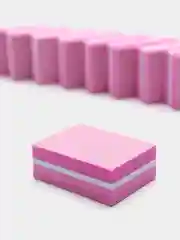 Розовый баф мини для ногтей, 100 / 180 грит