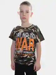 Хаки детская футболка с принтом,Детские футболки для мальчика,оверсайз