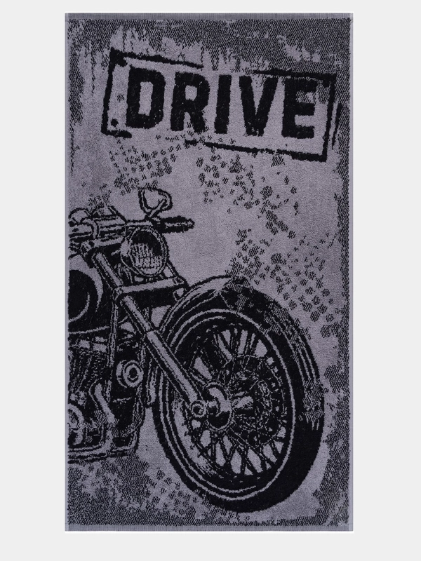 Полотенце махровое Drive, 50 х 90 см, 360 г, пестроткань, хлопок
