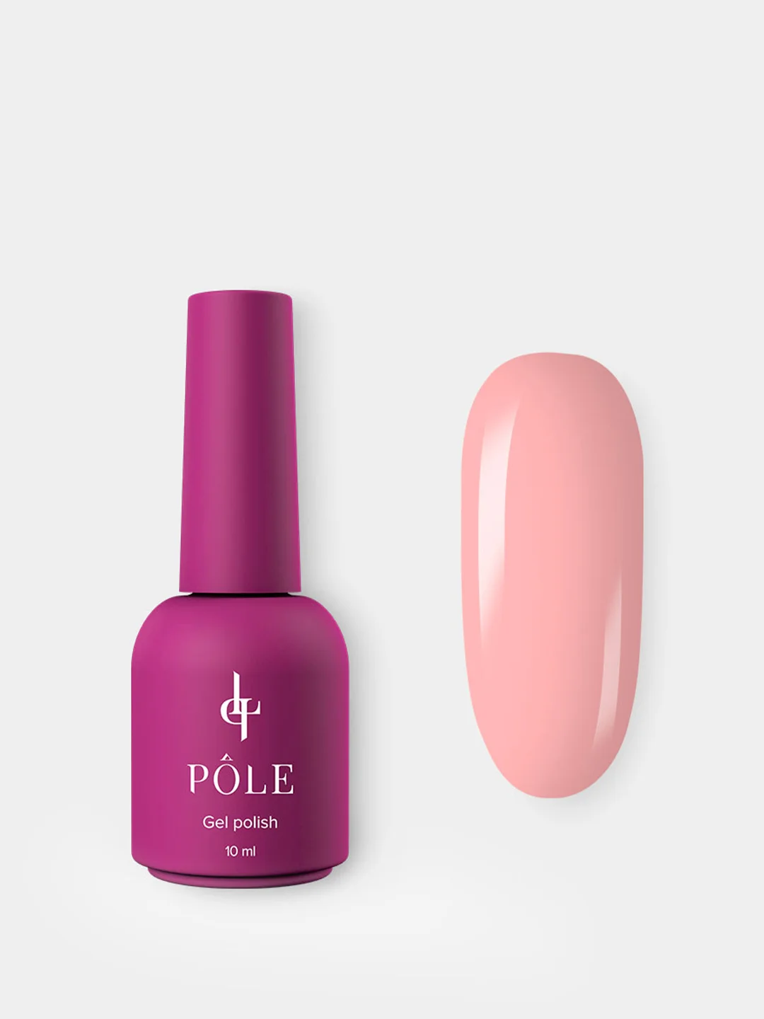 Гель-лак POLE Роскошь Inspired by France №121 - Пышное безе (10 мл.) розовый