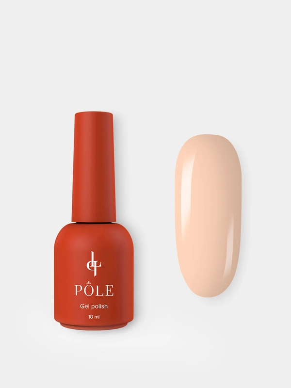 Гель-лак POLE Роскошь Inspired by France №126 - Кофейная пена (10 мл) бежевый телесный