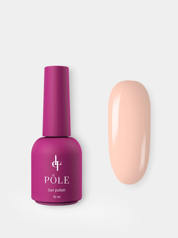 Гель-лак POLE Роскошь Inspired by France №127 - Сладкая гранита 10 мл бежевый телесный