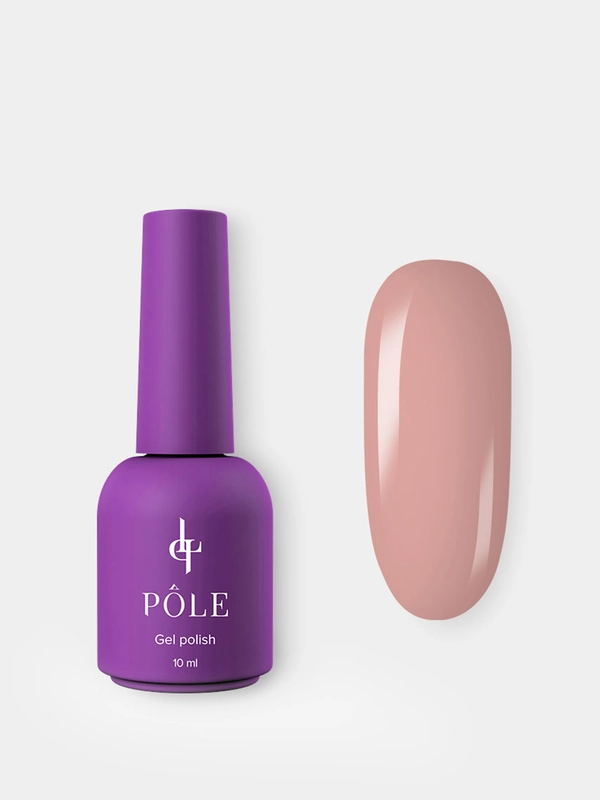 Гель-лак POLE Роскошь Inspired by France №140 - Хрупкая маргаритка(10 мл), бежевый розовый