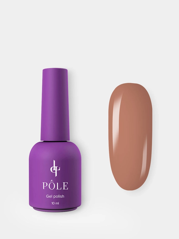Гель-лак POLE Роскошь Inspired by France №146 - Утренний эспрессо (10 мл.), коричневый
