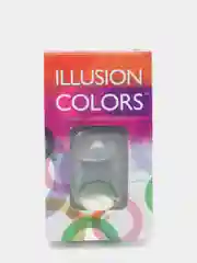 Зеленый цветные контактные линзы Illusion colors Glow, 2 шт, 3 месяца, 8,6