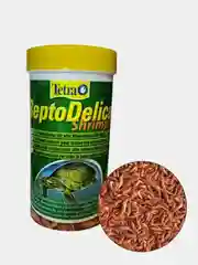 Корм Tetra ReptoDelica Shrimps: креветки, для всех видов водных черепах, 250 мл