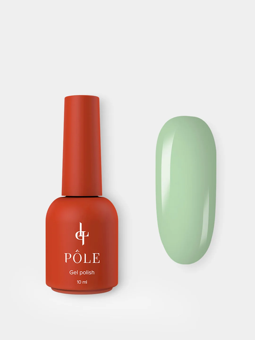 Гель-лак POLE Роскошь Inspired by France №198 - нежно-зеленый (10 мл.), салатовый