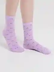 Лавандовый женские носки