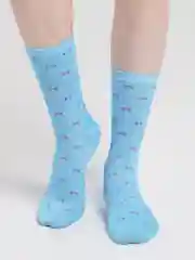 Голубой женские носки