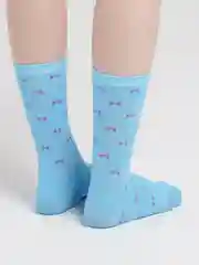 Голубой женские носки