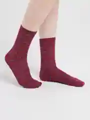 Багровый женские носки