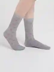 Серый металлик женские носки