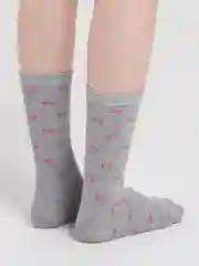 Серый металлик женские носки
