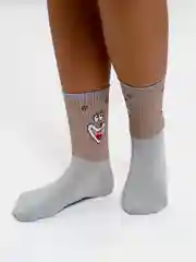 Серый носки женские, высокие