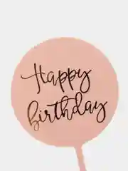 Конфетный топпер "Happy Birthday"