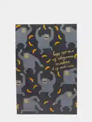 Почтовая карточка Труд и обезъяна, 10  15 см